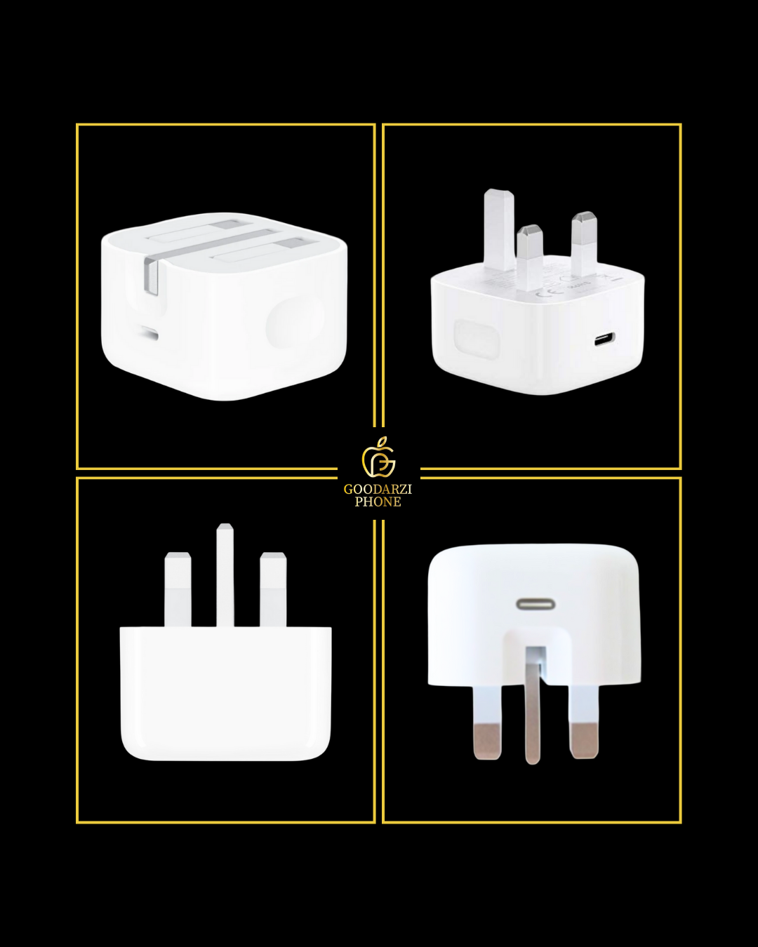 کله گی شارژر دیواری اپل 20 وات اورجینال USB C Adapter 20W