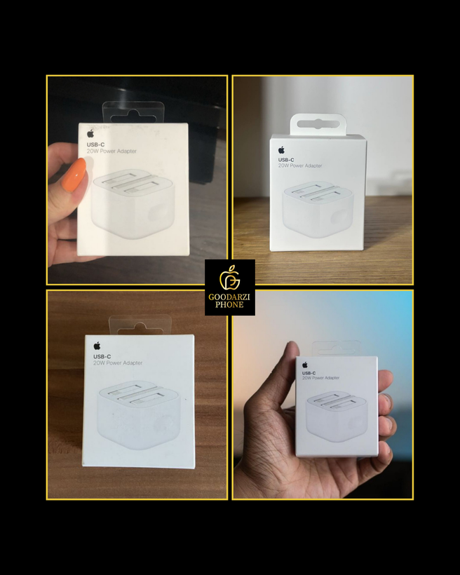 کله گی شارژر دیواری اپل 20 وات اورجینال USB C Adapter 20W