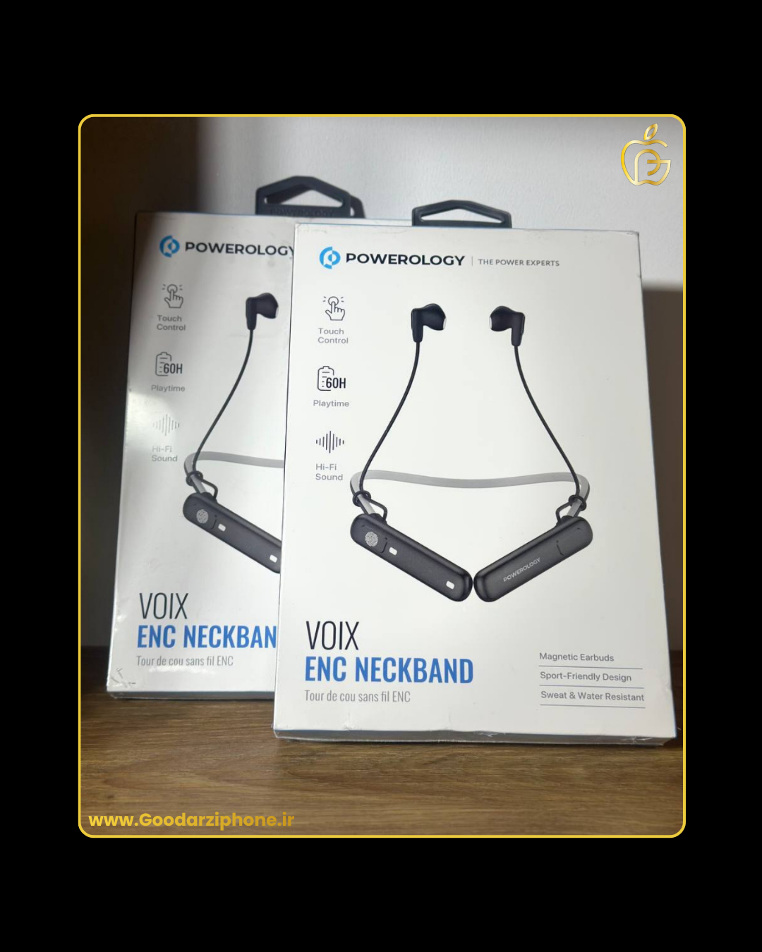 هندزفری گردنی پاورولوژی مدل Powerology VOIX ENC Neckband PWA23WNKB