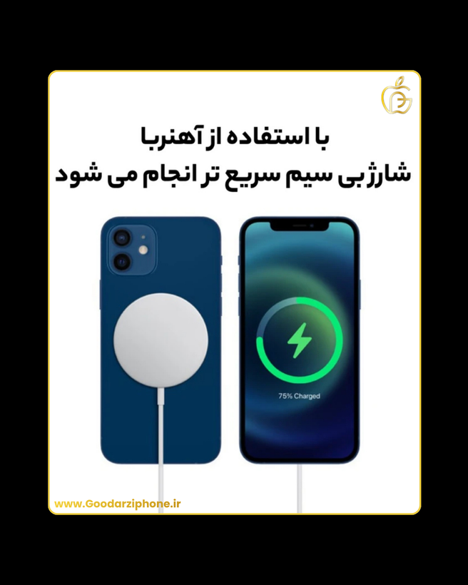 شارژر اپل استور مدل Apple MagSafe Charger 15W