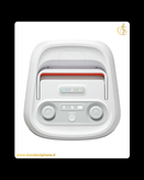 اسپیکر بلوتوثی JBL رنگ سفید مدل PartyBox Club 120