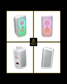 اسپیکر بلوتوثی JBL رنگ سفید مدل PartyBox Club 120