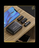 میکروفون بی سیم دووکاست تایپ سی گرین لاین مدل Green Lion GN2WMICTYCBK