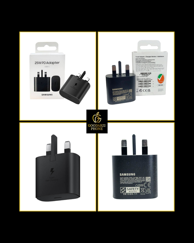 کله گی شارژر سامسونگ اورجینال سه پین 25 وات