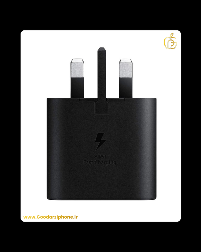 کله گی شارژر سامسونگ اورجینال سه پین 25 وات