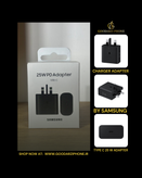 کله گی شارژر سامسونگ اورجینال سه پین 25 وات