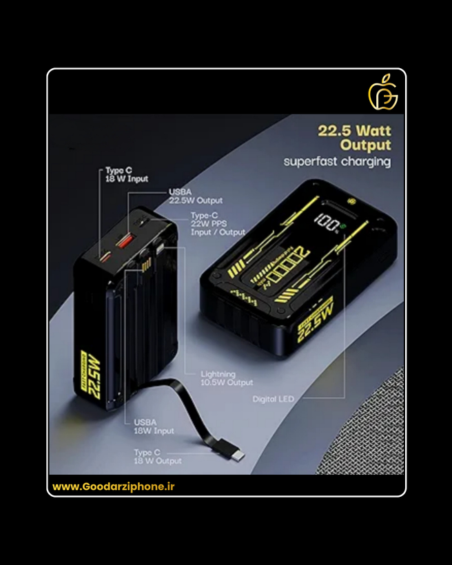 پاور بانک گرین لاین Green Lion Xtreme 20 20000mAh