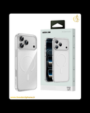 قاب کریستال شفاف آیفون مدل Green Lion MagSafe Carol Delgado Clear Case for iPhone 17 Series