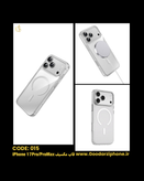 قاب کریستال شفاف آیفون مدل Green Lion MagSafe Carol Delgado Clear Case for iPhone 17 Series