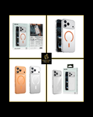 قاب کریستال شفاف آیفون مدل Green Lion MagSafe Carol Delgado Clear Case for iPhone 17 Series