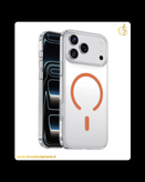 قاب کریستال شفاف آیفون مدل Green Lion MagSafe Carol Delgado Clear Case for iPhone 17 Series