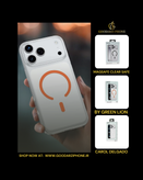 قاب کریستال شفاف آیفون مدل Green Lion MagSafe Carol Delgado Clear Case for iPhone 17 Series