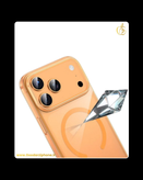 قاب کریستال شفاف آیفون مدل Green Lion MagSafe Carol Delgado Clear Case for iPhone 17 Series