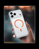 قاب کریستال شفاف آیفون مدل Green Lion MagSafe Carol Delgado Clear Case for iPhone 17 Series