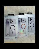 قاب کریستال شفاف آیفون مدل Green Lion MagSafe Carol Delgado Clear Case for iPhone 17 Series