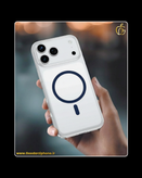 قاب کریستال شفاف آیفون مدل Green Lion MagSafe Carol Delgado Clear Case for iPhone 17 Series