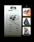 محافظ لنز دوربین آیفون 17 پرو گرین لاین Green Lion HD Plus Camera Lens iPhone 17 Pro