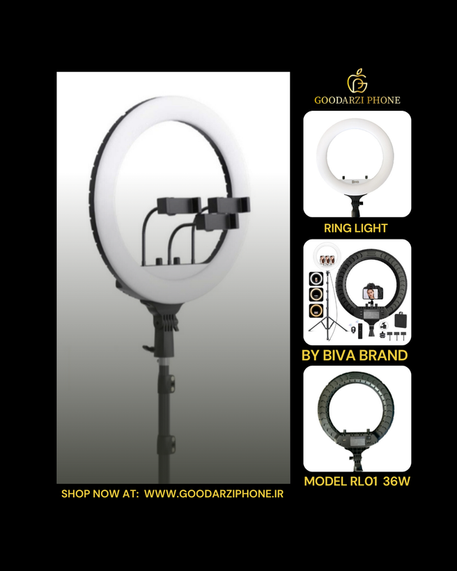 رینگ لایت بیوا مدل Ring Light BIVA RL01 36W
