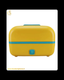 ظرف غذای برقی دو طبقه به همراه تخم مرغ آبپزکن با گنجایش 1.1 لیتر