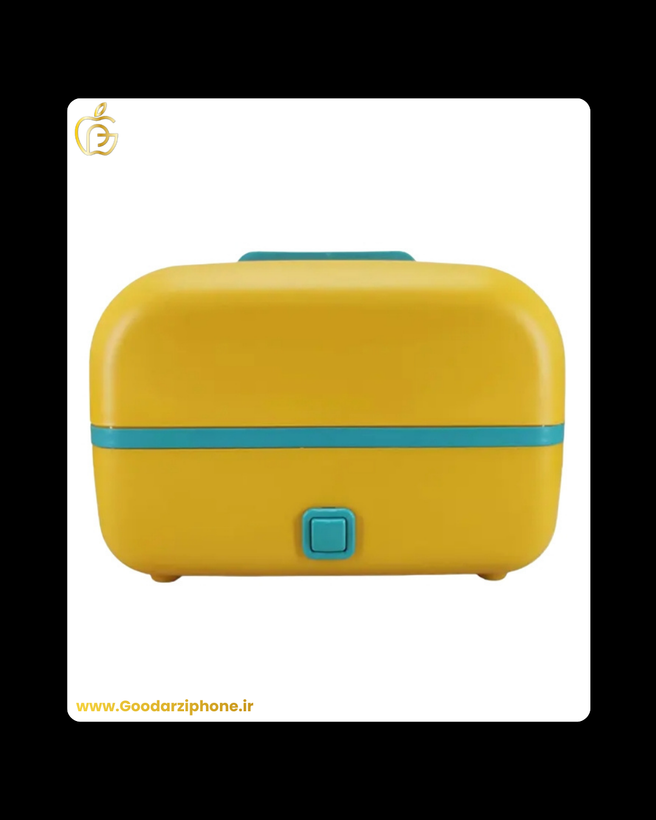 ظرف غذای برقی دو طبقه به همراه تخم مرغ آبپزکن با گنجایش 1.1 لیتر