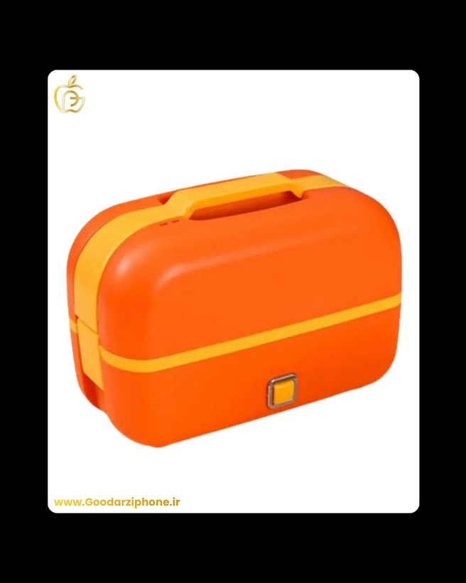 ظرف غذای برقی دو طبقه به همراه تخم مرغ آبپزکن با گنجایش 1.1 لیتر