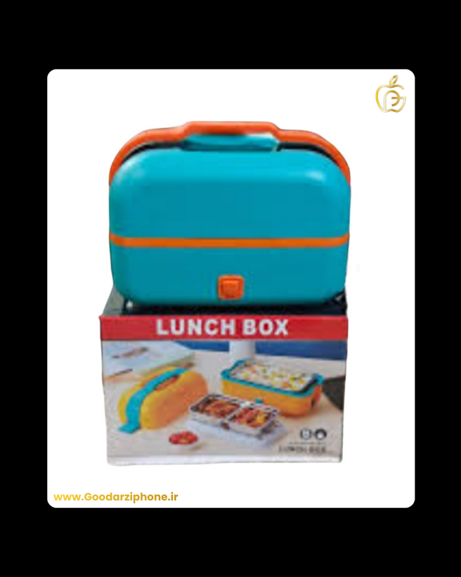 ظرف غذای برقی دو طبقه به همراه تخم مرغ آبپزکن با گنجایش 1.1 لیتر