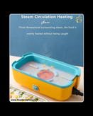 ظرف غذای برقی دو طبقه به همراه تخم مرغ آبپزکن با گنجایش 1.1 لیتر