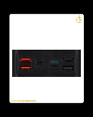 پاوربانک سولار مکس GREEN LION 50000mAh مدل GNSLRPB50KBK