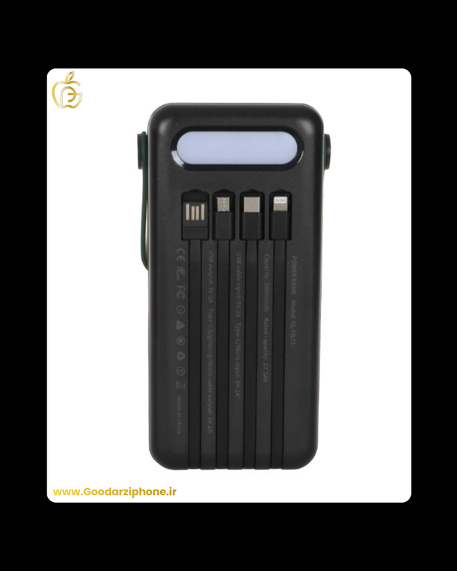 پاوربانک سولار مکس GREEN LION 50000mAh مدل GNSLRPB50KBK