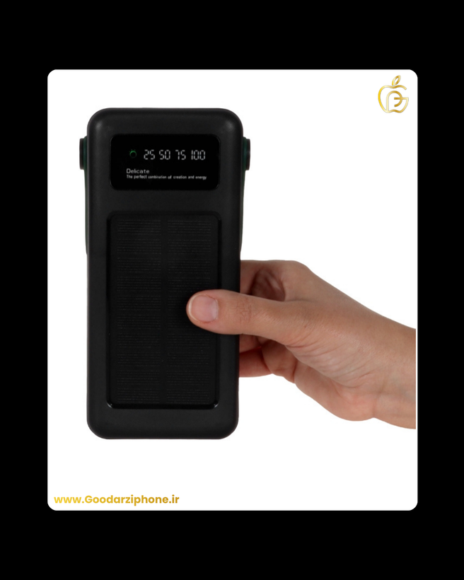 پاوربانک سولار مکس GREEN LION 50000mAh مدل GNSLRPB50KBK