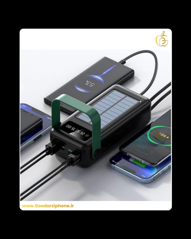 پاوربانک سولار مکس GREEN LION 50000mAh مدل GNSLRPB50KBK