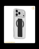 قاب شفاف اورجینال و دستگیره دار مدل Green Lion MagSafe Grip Case for iPhone 17 Pro/Pro Max