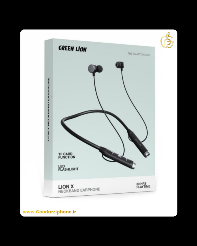هندزفری بلوتوثی دورگردنی گرین لاین مدل Lion X Neckband Earphone