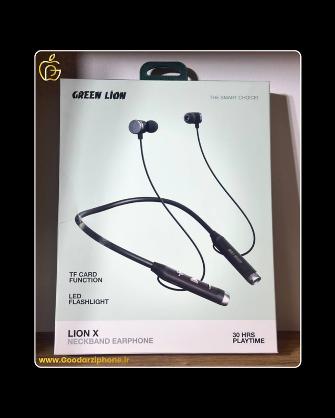 هندزفری بلوتوثی دورگردنی گرین لاین مدل Lion X Neckband Earphone
