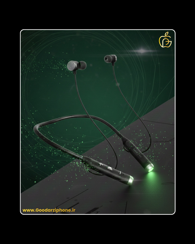 هندزفری بلوتوثی دورگردنی گرین لاین مدل Lion X Neckband Earphone