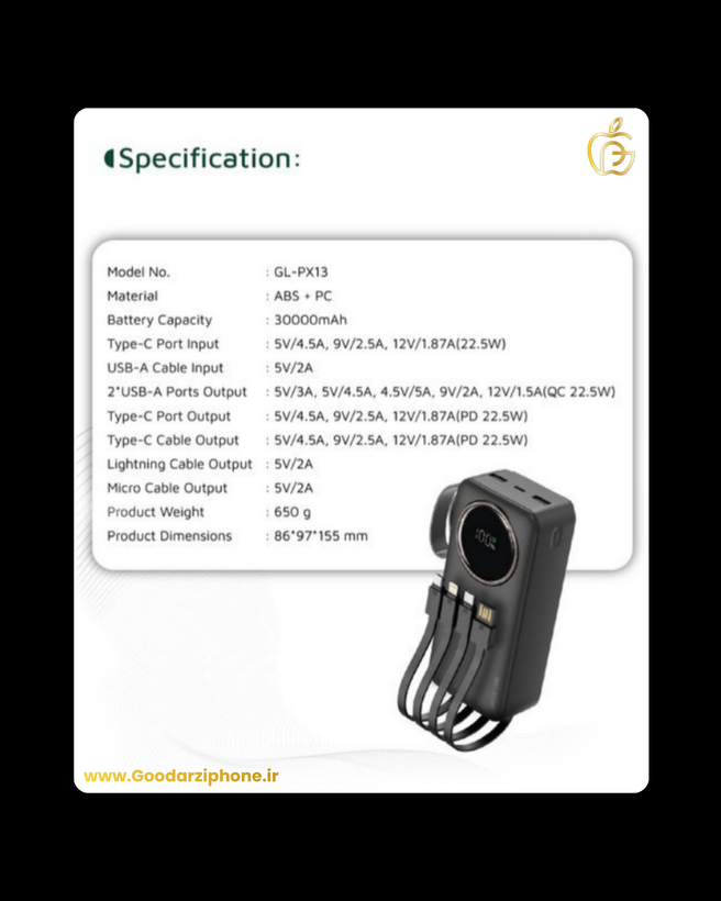 Green Lion Power Pulse 30000mAh Power Bank