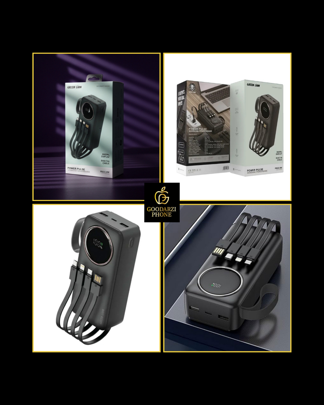 پاوربانک 30000 میلی آمپر گرین لاین مدل Power Pulse