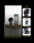 نگهدارنده و شارژر خودرو مگ پرایم گرین لاین Green Magprime Car Charger Holder