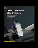 نگهدارنده و شارژر خودرو مگ پرایم گرین لاین Green Magprime Car Charger Holder