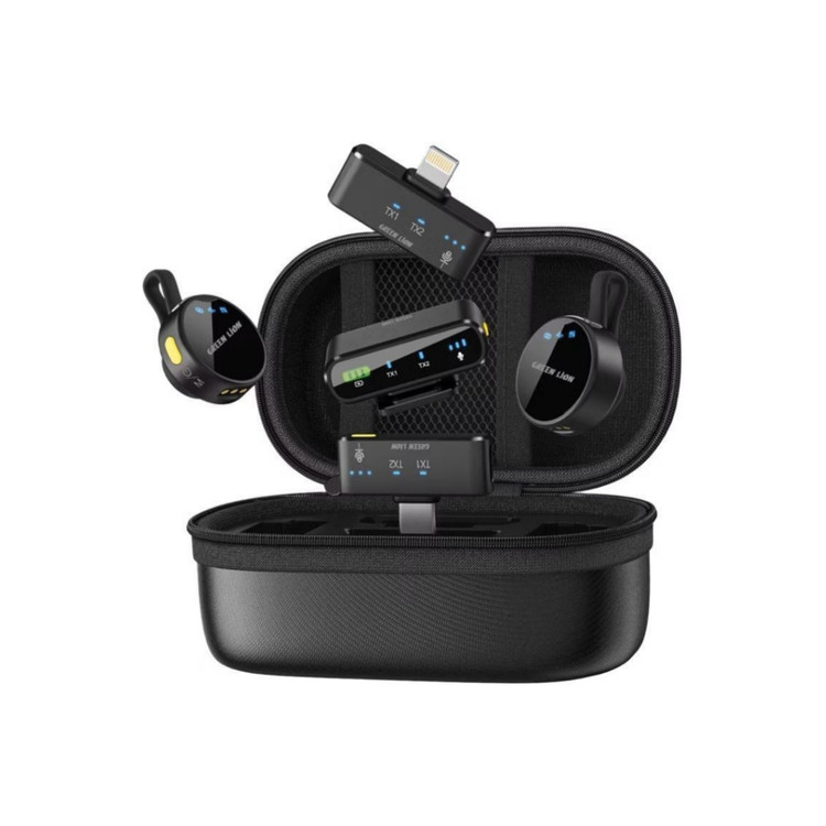 میکروفون بیسیم 3 در1 مدل GM-85X گرین لاین Green Lion GM-85X 3In1 Wireless Microphone